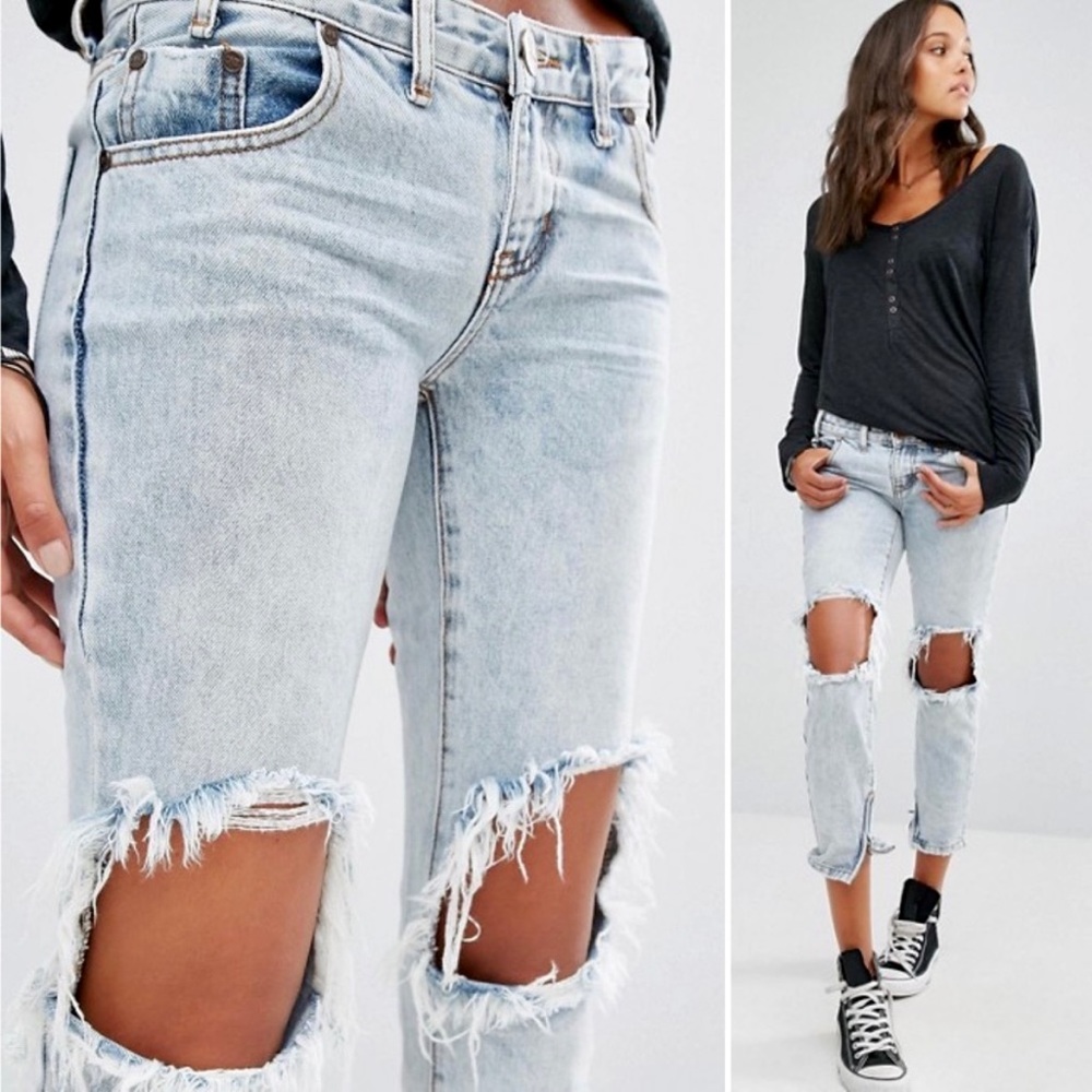One Teaspoon Freebirds Blue Malt Jeans Revolve